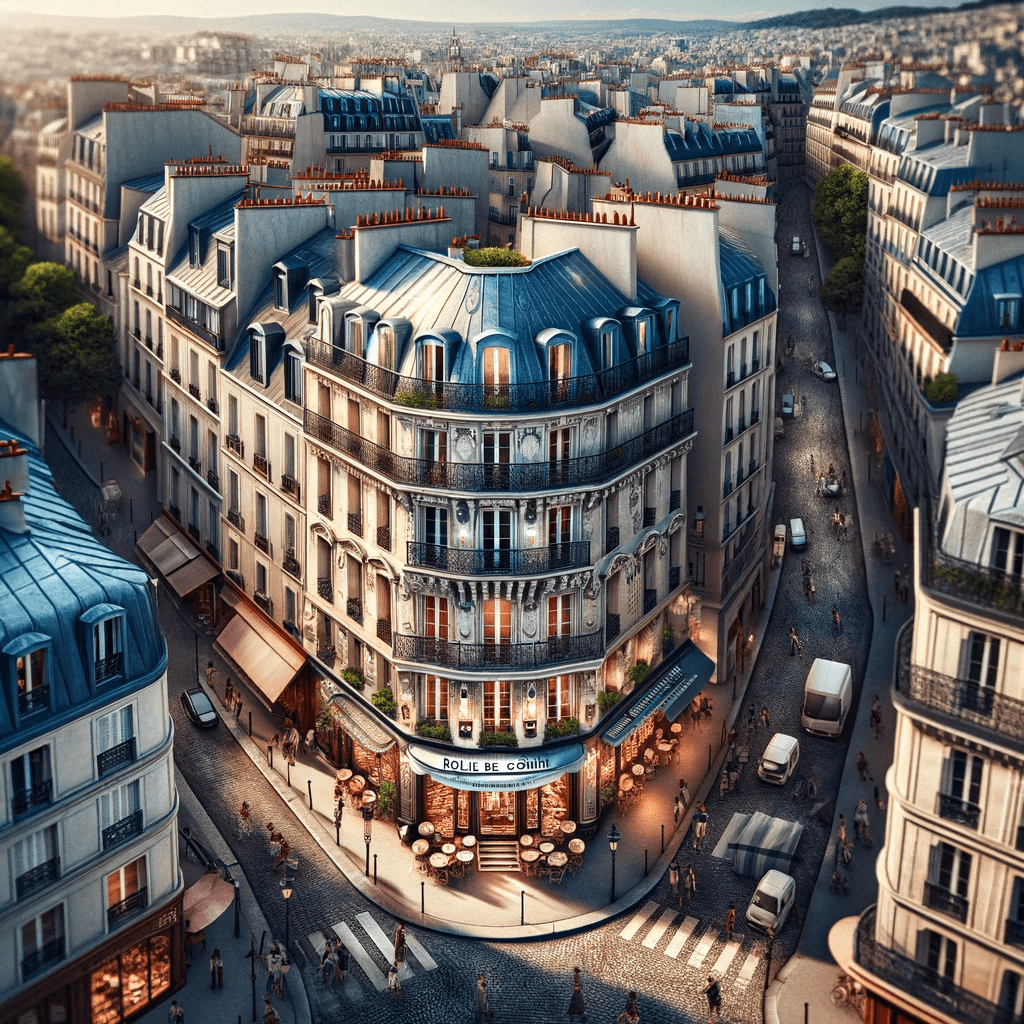 Photo aérienne du magasin Boule de gomme de Montmartre