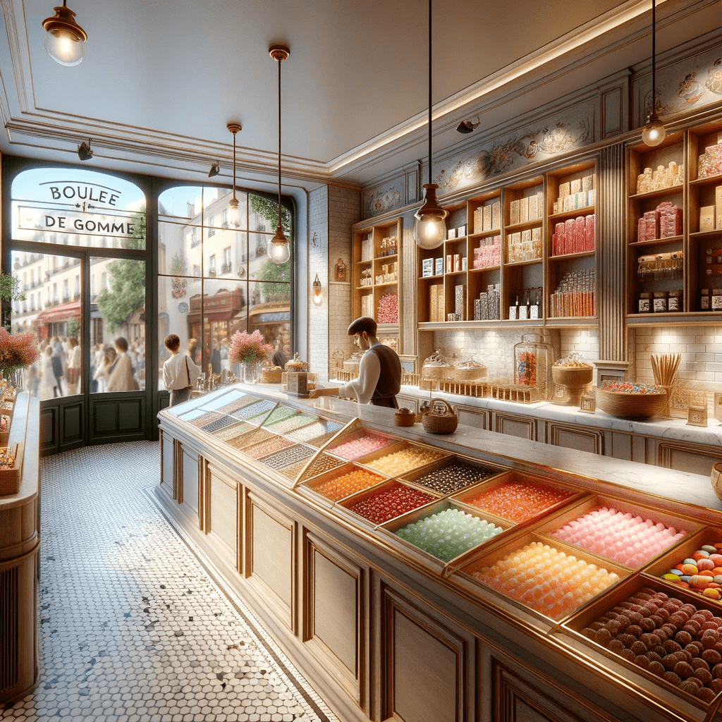 Photo de l'intérieur du magasin Boule de gomme de Montmartre
